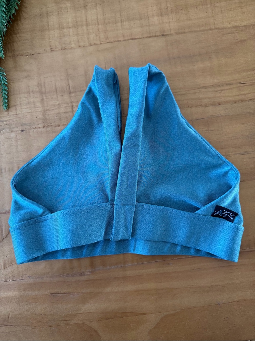 Tiger Friday Kids Athletic Matching Set - Teal Blue/ green sports bra & Leggings - Picture 3 of 8